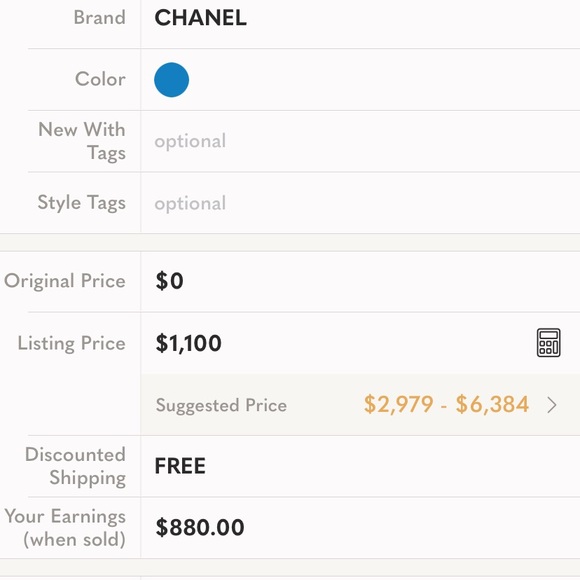 Authentic  Chanel Denim Visor! No call outs! authentication approved - Picture 10 of 10